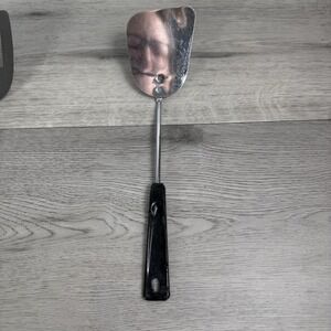 AMES Stainless Steel 10 in Turner Spatula Black Handle Kitchen Utensil Tool USA